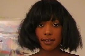 Ebony in Shorts
