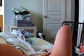 Hidden cam wife masturbating dildo