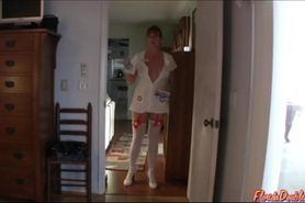 Nurse Betty prostate milking