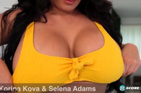 Selena Adams and Korina Kova Seeing Double