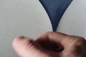 Cum tribute twisted_couple black panties