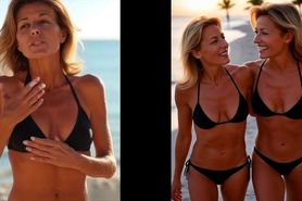 FAKE - Claire et Anne Sophie a la plage