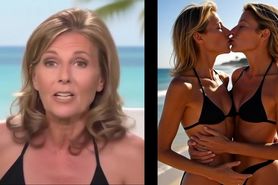 FAKE - Claire et Anne Sophie a la plage