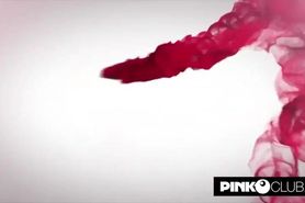 Michelle Ferrari takes on two big cocks