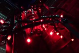 Slutty wife in a club with four horny men