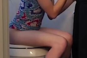 Blowjob toilet