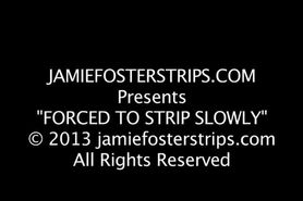 Jamie Foster strips