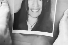 Hairy Oldie makes Tribute to cumlovinglatina6666