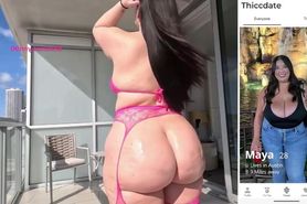 Huge Butt Sexy Gorgeous Brunette wife Interracial Sex