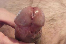 Cumshot closeup und in Zeitlupe