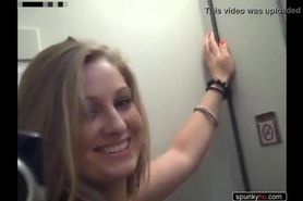 Kinky Couple have sex in airplane bathroom