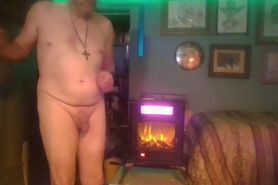 Warming by the firestove