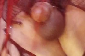 Big dildo in my CD ass