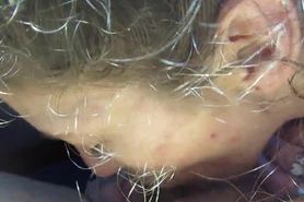 homeless dallas milf eats cock for cash in a car  3