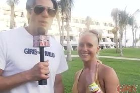 Sara Upchurch shows her body to Joe Francis and GGW