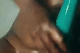 Super Hot Masked Nairobi Ebony Pussy Play Oiled Body XX