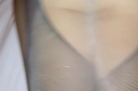 Disfrutandola en capas de nylon