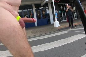 WNBR Byron Bay public erection very excited ladies