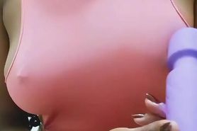 Super Hot Masked Nairobi Ebony Sexy Vibrator Play