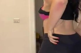 Anja Famous Big Butt Beauty Brunette Girl
