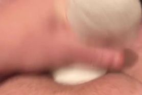 Some one GF used trainer sock wank and cum