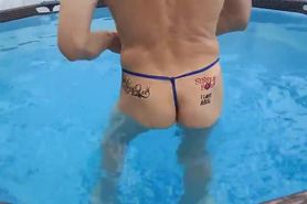 A bitch with a butt plug