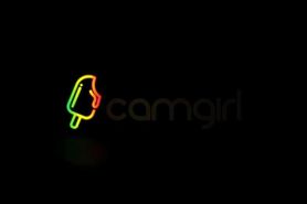 Playful Alyssa Hart playing with her small pussy