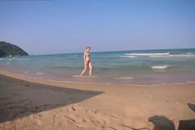 Horny sex outdoors on the beach