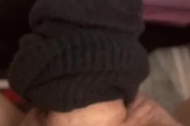 Cock still throbbing after cumming