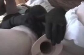 Panties sniffing