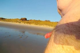 Public erection CFNM beach flash chat with GILF