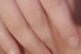 Solo play with wet pussy