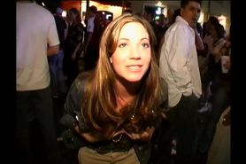 Dr. Megan McHugh Williams shyly shows her tits