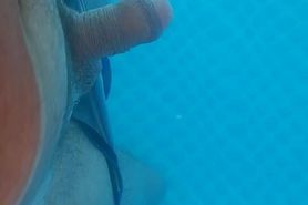 In the pool
