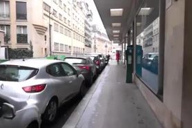 Tiny milf with silicone tits fucked hard