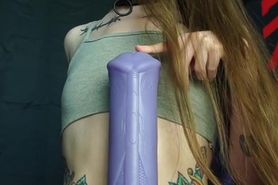 lilijunex rige huge blue  h o r s e  dildo