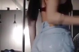 Pole Dance Fumble A Fun Sexy Attempt in the Airbnb