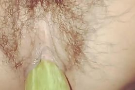 Cucumber fuck
