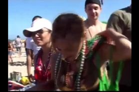 Sara Boomer lets the boys play with her big boobies