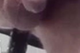 Toy prostate massage cum drip