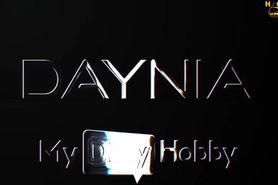 Alluring German Daynia Celebrates Christmas In Shiny Pa