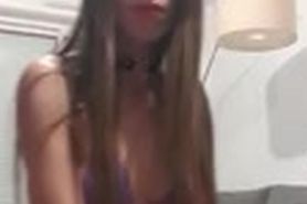micro bikini mauve