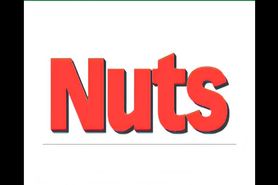 Blonde stunner shows off lingerie upscaled