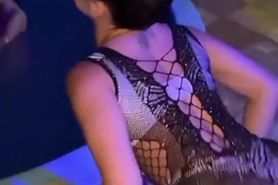 Bad Latina Babe Twerks Ass Hard By Pool