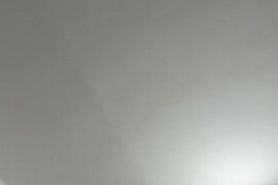 Horny slut get facial after hard pounding in public bui