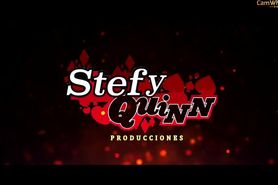 Con el tecnico del cable