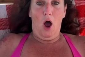 AI Busty Beach MILF POV Fuck