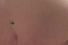 Cumming while riding huge dong