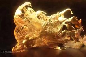 Ultra skinny brasilian gangbanged