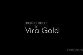 Young pale chick fucked in all holes